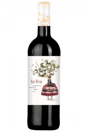 Red Wine Bottle of La Fea Teampanillo Garnacha Syrah from Spain
