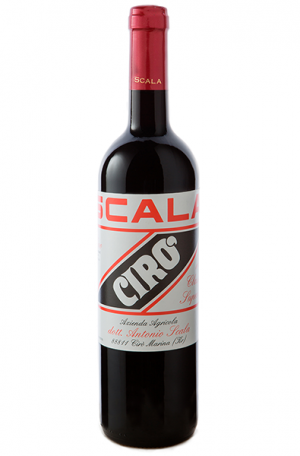 Red Wine Bottle of Scala Ciro from Italy