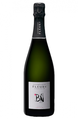 Sparkling Wine Bottle of Fleury Brut Champagne from France