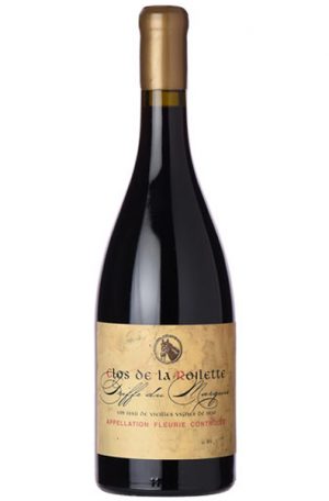 Red Wine Bottle of Clos de la Roilette Griffe du Marquis from France