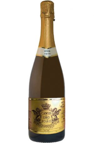 Sparkling Wine Bottle of Caves Sao Joao Brut Reserva from Portugal